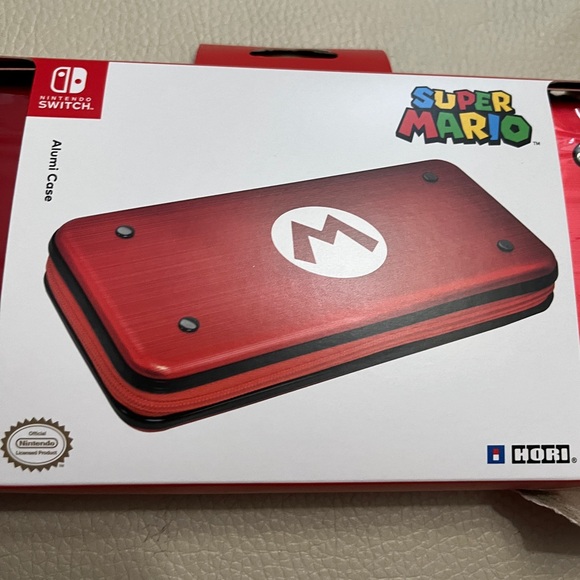 NWT - Hori Nintendo Switch Super Mario Aluminum Heavy Duty Case - Picture 2 of 7
